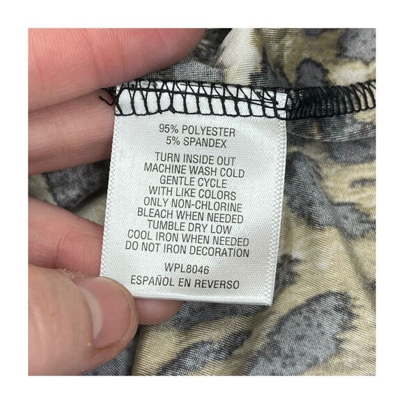 Thalia Sodi Leopard Print Tank Top Waist Tie Women’s Size Small - Picture 6 of 7